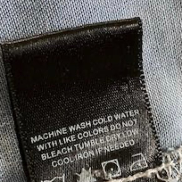 Soft, comfy denim-style shirt w/flared bottom, size Medium - Picture 4 of 7